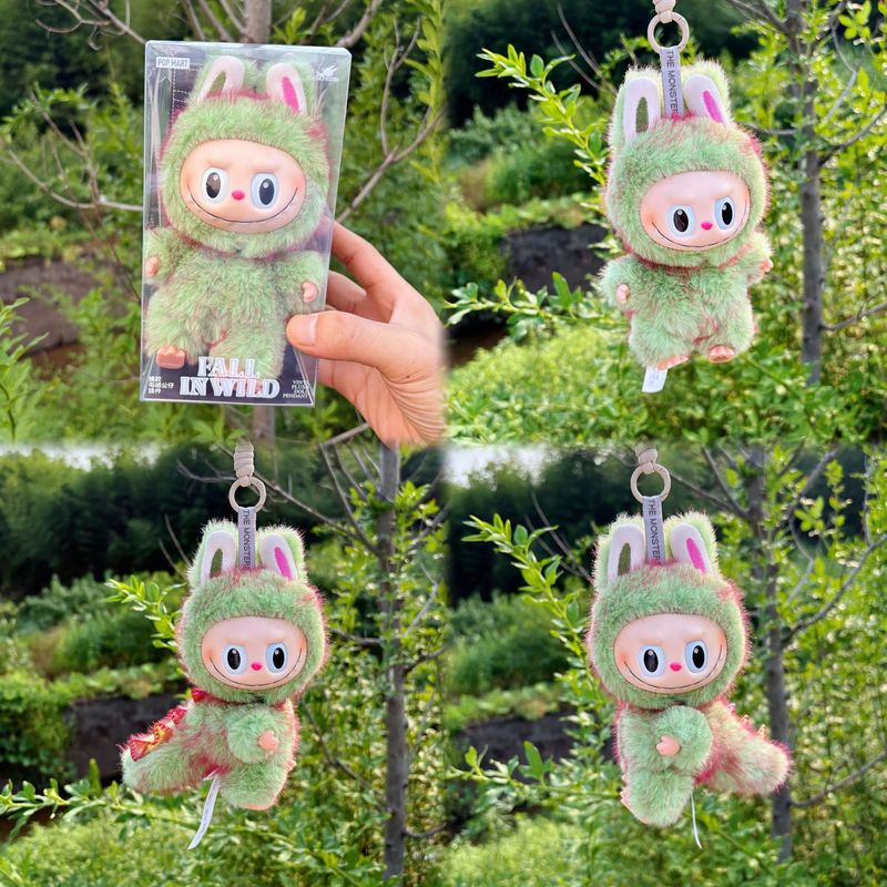 现货【小天使 】棕色小首领 泡泡拉布玛特搪胶布毛绒公仔盲盒玩具|undefined