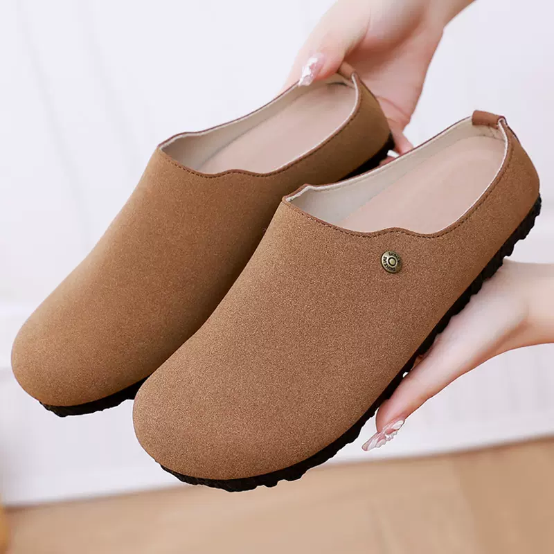 拖鞋女款外穿秋季多巴胺勃肯鞋女鞋软底不累脚凉鞋懒人一脚蹬半拖