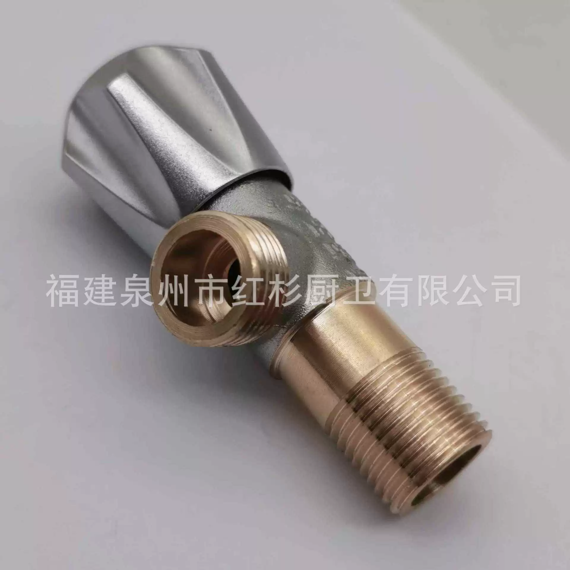 Factory direct selling pure copper triangle valve full copper thick corner valve water heater toilet water stop water triangular valve warranty for five years