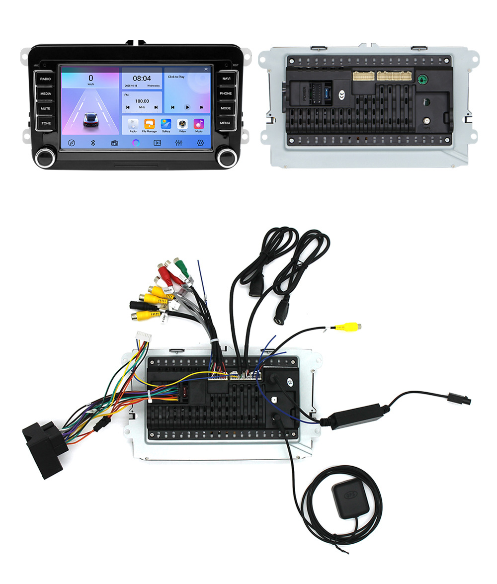 Suitable for Volkswagen Universal Car Navigation System Large Screen Reversing Image Dvd Navigation Central Control Screen Display