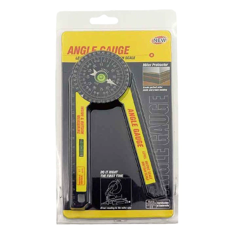 Алюминиевый сплав 360 градусов горизонтальный угловой датчик деревообрабатывающая угловая линейка режущий локатор Лазерная шкала линейная линейка транспортир