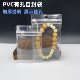 Thickened PVC Transparent Hole Self-sealing Bag Hanging Hole Storage Sealing Bag Earrings Ear Studs Jewelry Bag Sealing Pocket