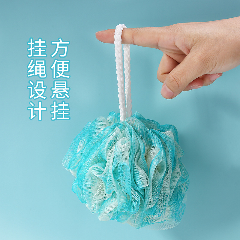 Lmltop BOLA DE BAÑO espuma tenis Toalla de baño con espuma esponja baño herramientas top-122