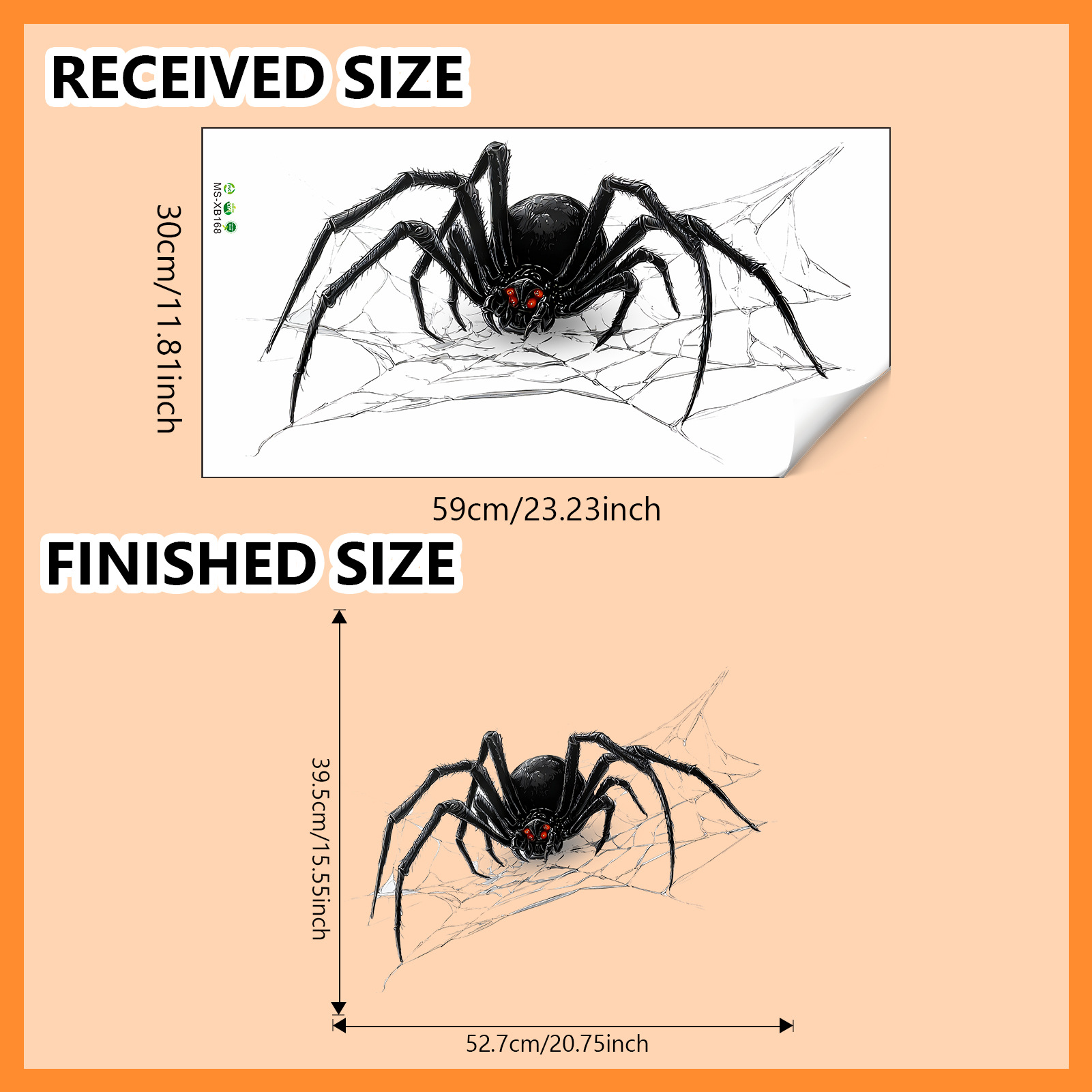 Halloween 3d Spider Web Wall Sticker Home Decoration Mural_voghion.com
