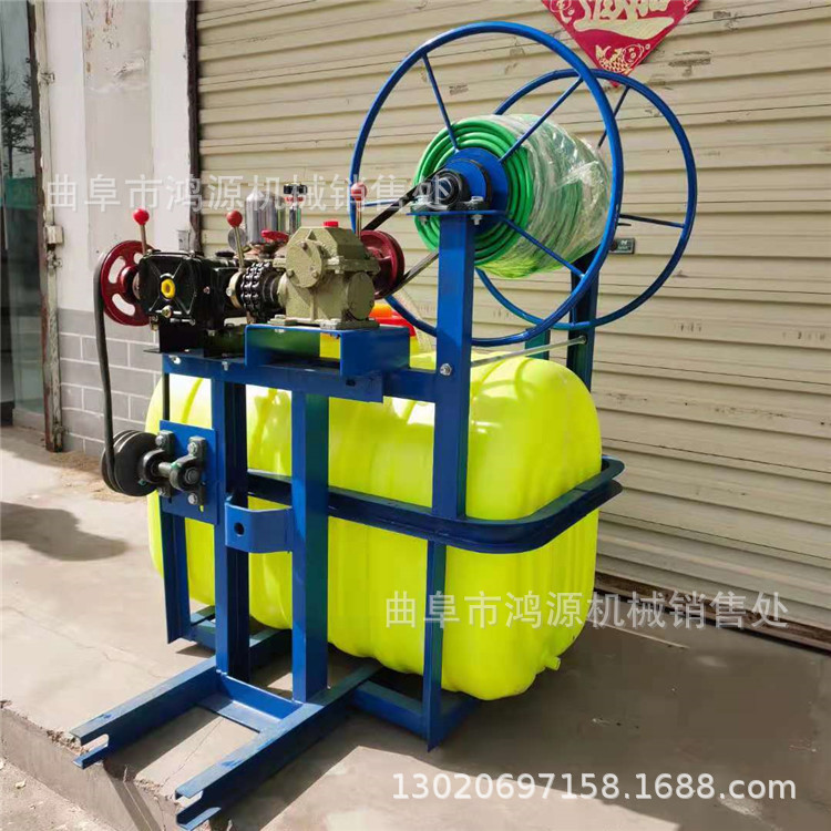 农用拖拉机后悬挂式打药机 600升轴传动喷药机 小麦玉米打药机