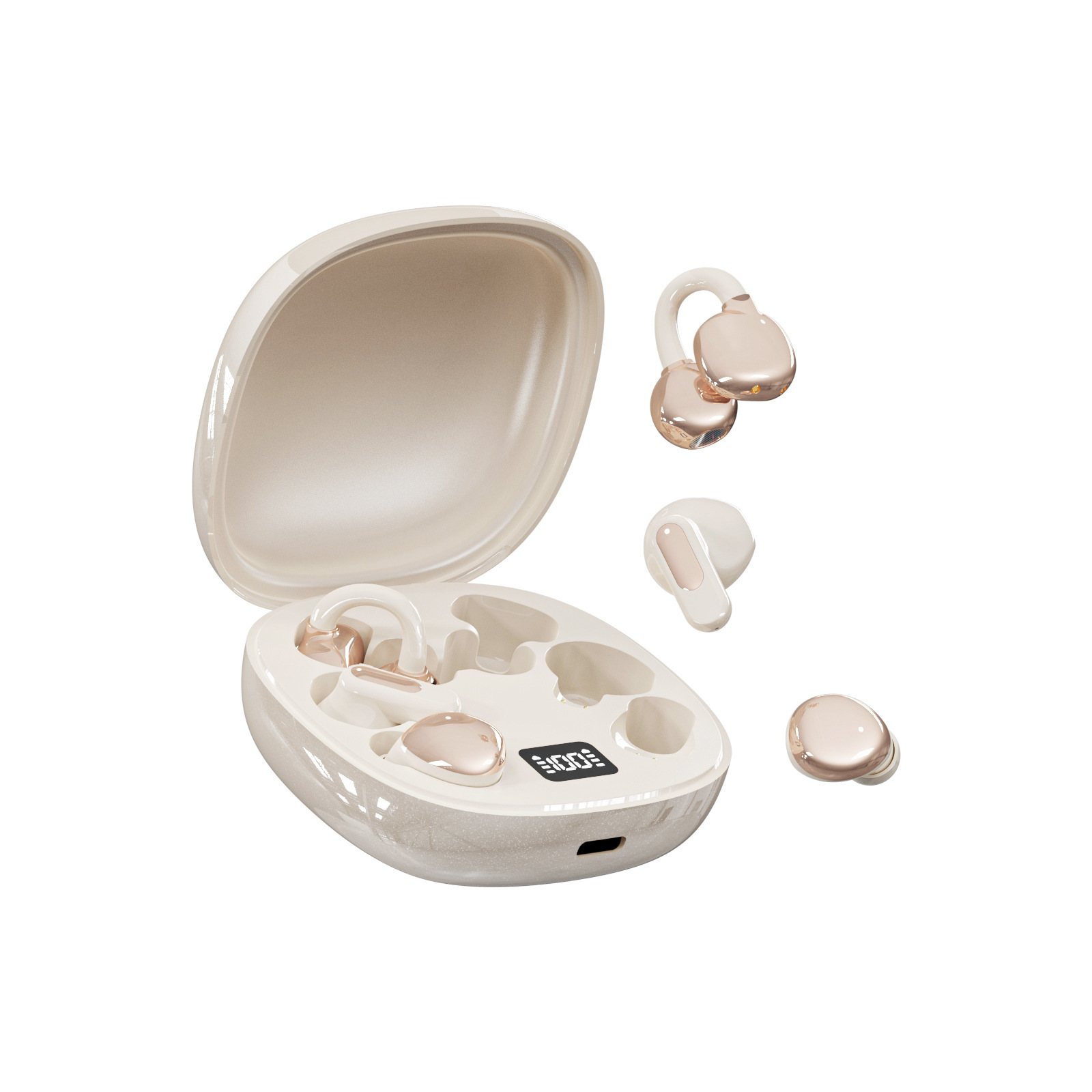 트리플 b115 Bluetooth 이어폰 6개 이어폰 고음질 귀끼워넣기식 수면 Bluetooth 장