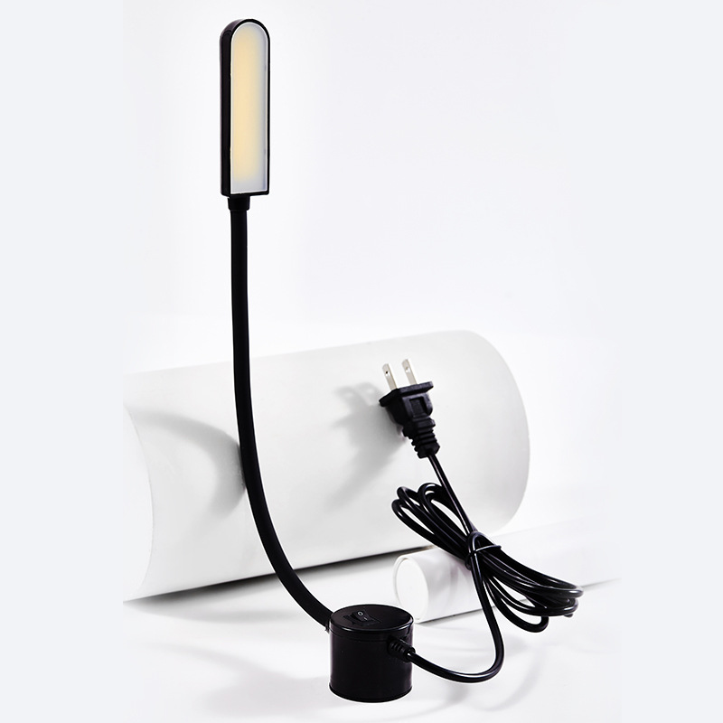 30 cuentas negro cob nueva lámpara de máquina de coser led iluminación de coche plano lámpara de coche de ahorro de energía lámpara especial luz de trabajo imán