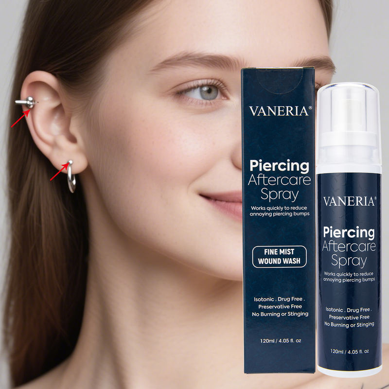 Piercing Aftercare Spray Gentle Accelerate Healing Body and Face Tattoo Piercing Aftercare Spray