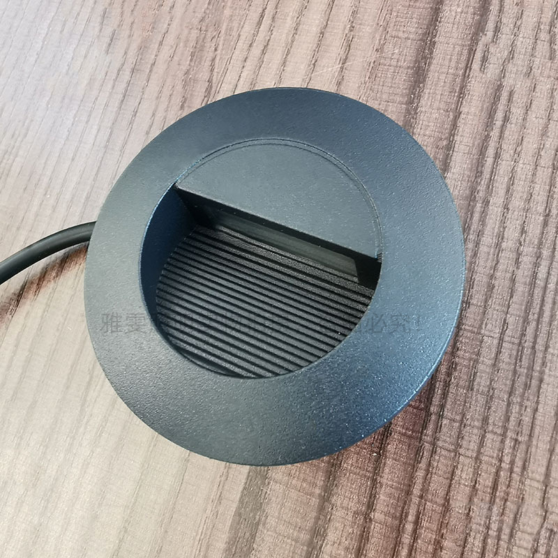 Outdoor LED wall foot night light 3W courtyard villa exterior wall cinema step step light embedded stair light aluminum