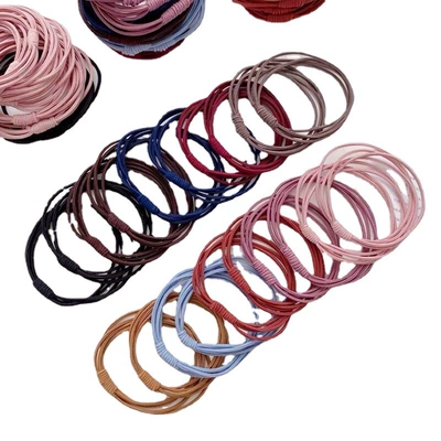 simple basic rubber band women's | Saç üçün rezinlər
