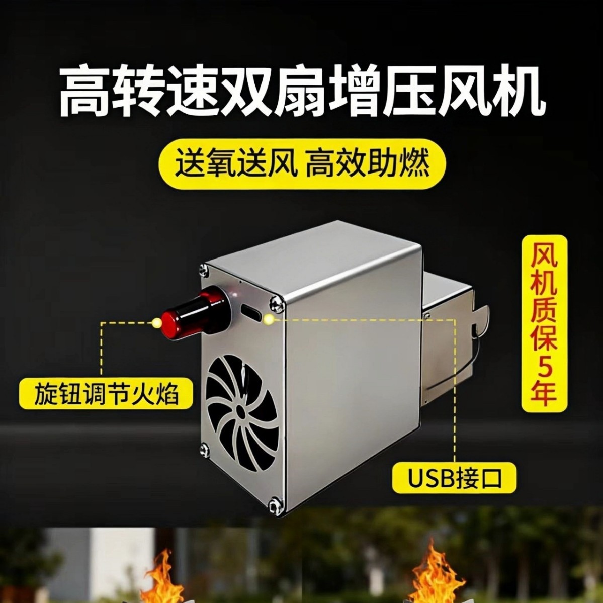 Печь газификационная переносная для кемпинга Outdoor Wood Stove