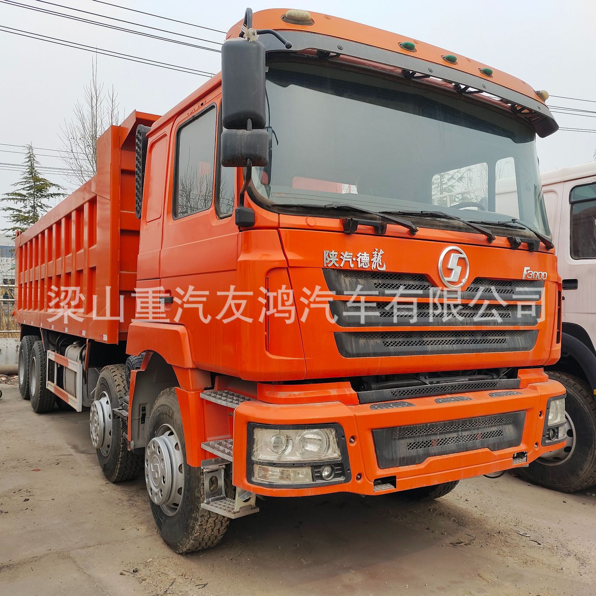 Engineering Dump Truck for Sale, Earth Transport Truck, Rear Eight-Wheel 5.8m Dump Truck, Euro 3 Dump Truck