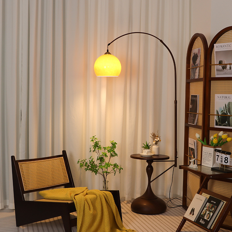Middle Ancient Fishing Floor Lamp Living Room Sofa Side Corner Ornaments Side Strap Storage Rack American Style Retro Grapefruit Lamp Middle Ancient Fishing Floor Lamp Living Room Sofa Side Corner Ornaments Side Strap Storage Rack American Style Retro Grapefruit Lamp