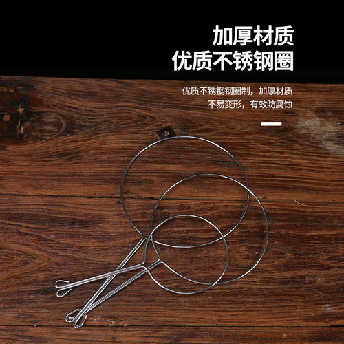 Hong Kong style tea bag coffee milk tea shop tools commercial plastic ring with zipper filter steel ring milk tea filter bag