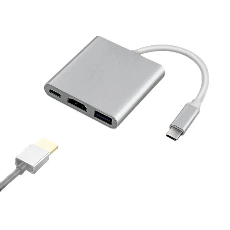 [ docking station D01 ] Kuxiang док-станция Type-C на HDMI многофункциональный тройной конвертер