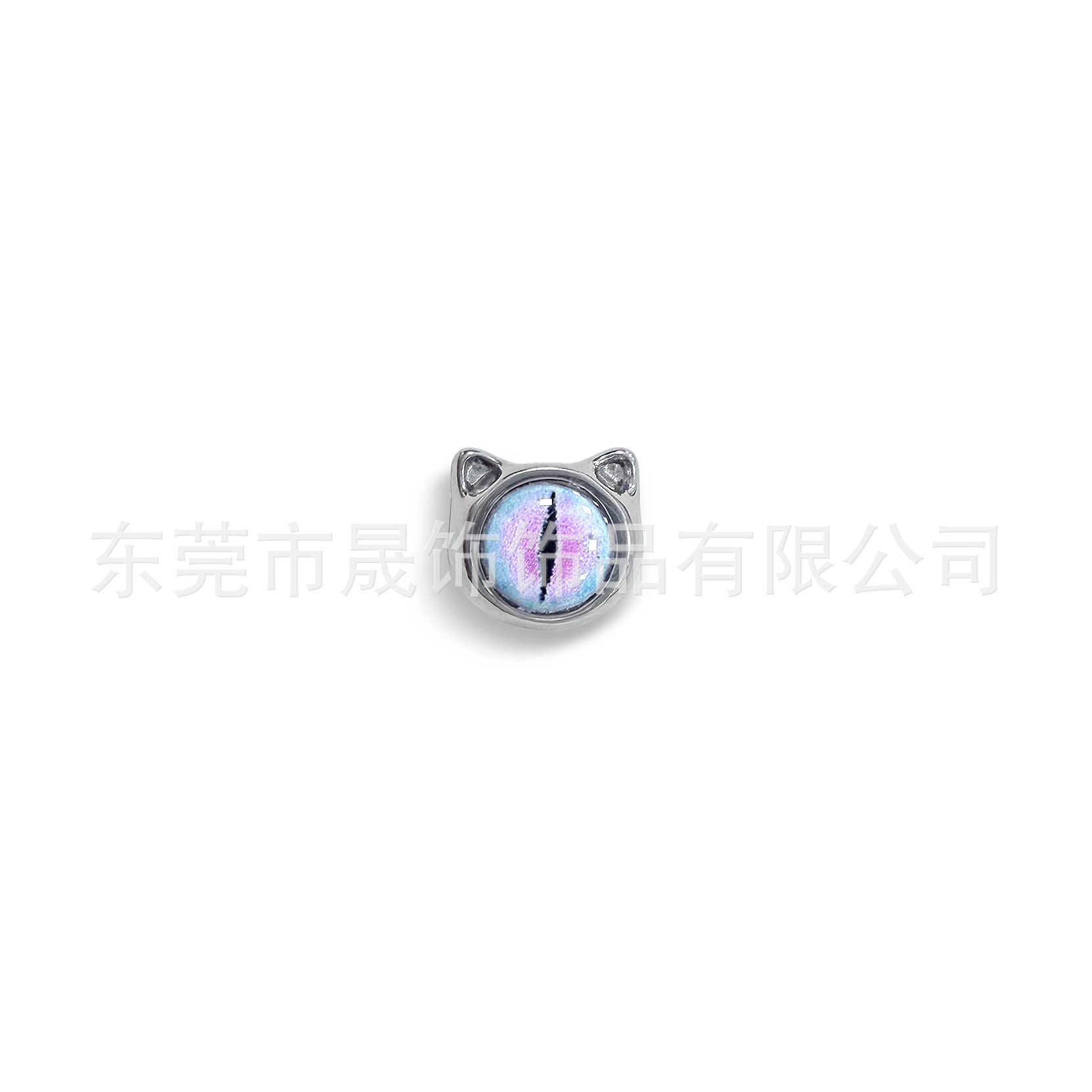 F136钛合金小恶魔猫眼舌钉滴油竖瞳唇钉G23钛人体穿刺饰品舌饰品