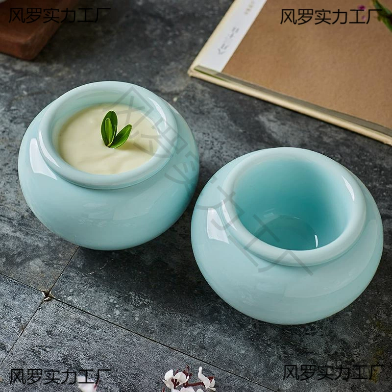 Китайская чаша йогурта Десерт Чашка Отель Сухой лед Дымчатая чаша Снег Контейнер Клуб Молекулярная посуда