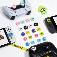 ニンテンドーswitchロッカーキャップps4/ps5/nsproシリコンロッカーカバーoledスプレー戦士3