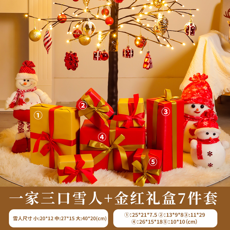 Navidad escritorio decoración del árbol de Navidad al por mayor llevó traje luminoso hogar grande DIY paquete de material
