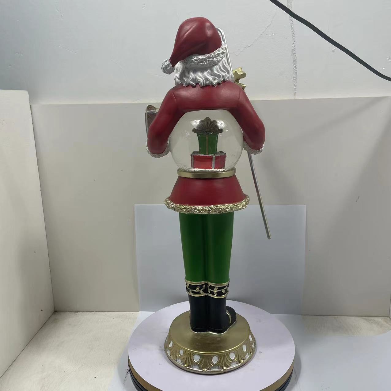 Dibujo y producción de la muestra Santa waterpolo regalo Navidad decoración elegir Función de música ligera