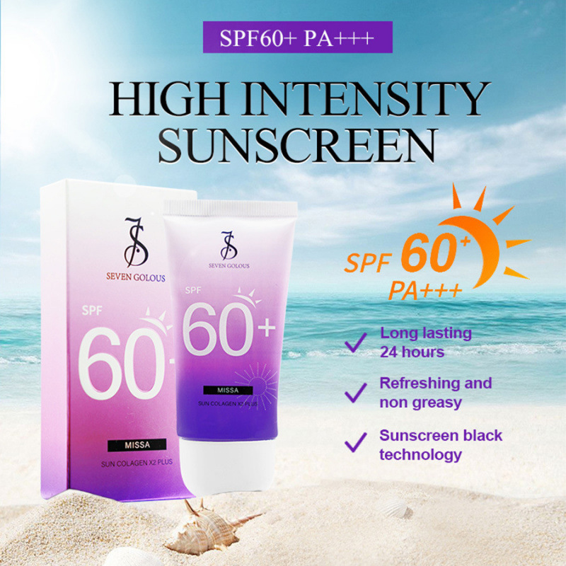 Cross-Border Export Sunscreen Spf60+ Refreshing Non-Greasy Waterproof and Sweat-Proof Military Training Isolation Uv Sunscreen Wholesale