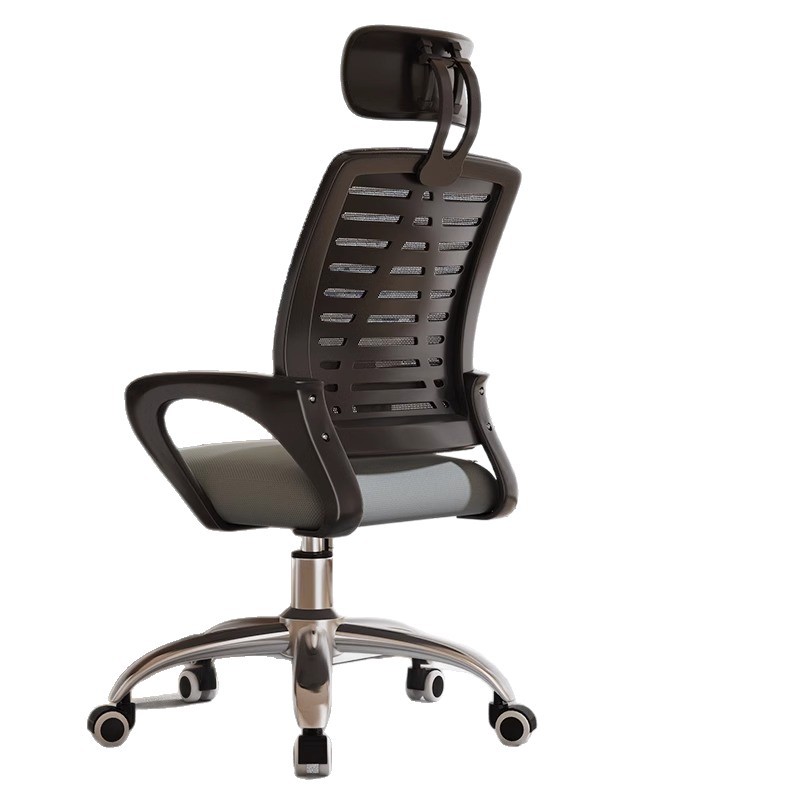 Silla de oficina Silla de computadora Silla cómoda de oficina sedentaria Sentado en casa Silla de trabajo de reunión del personal Silla giratoria con respaldo