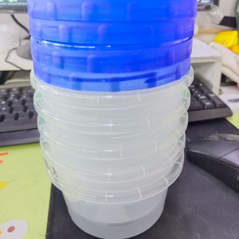 冰箱收纳盒汤盒保鲜盒小饭盒圆形500ml打包盒糙米饭食品分装盒|undefined