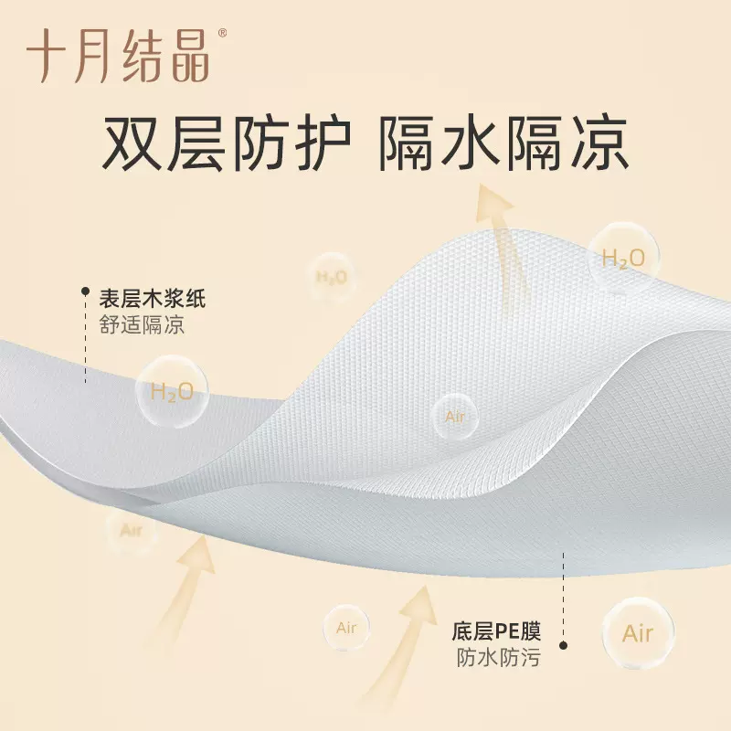 十月结晶一次性马桶垫产妇旅行坐垫纸孕产妇坐便套便携装5片装