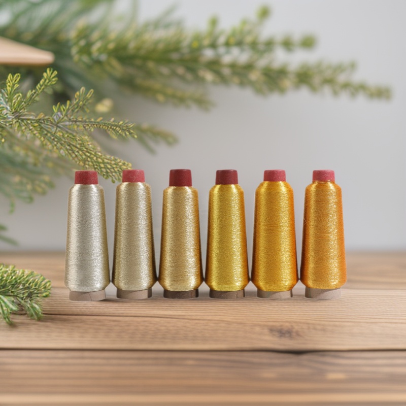 厂家金银线电脑绣花线 DIY手工十字绣花线细银丝线亮丝线现货批发