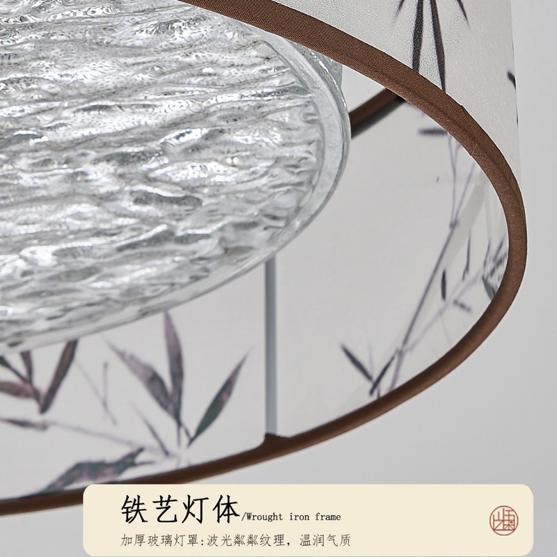 宋代美学中古吸顶灯客厅卧室餐厅新中式侘寂风茶桌主卧宋式禅意灯|undefined