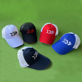 Outdoor fishing hat sunshade cap cap breathable mesh hat embroidered fishing gear wholesale