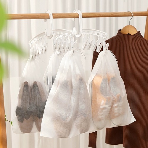 Shoe UV protection bag, dustproof non-woven bag, non-woven shoe cover bag, storage bag, white shoes, non-woven shoe.