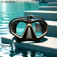 Производитель JUNHAIINS маска для ныряния с низкой емкостью из закаленного стекла и зеркало для дайвинга с держателем