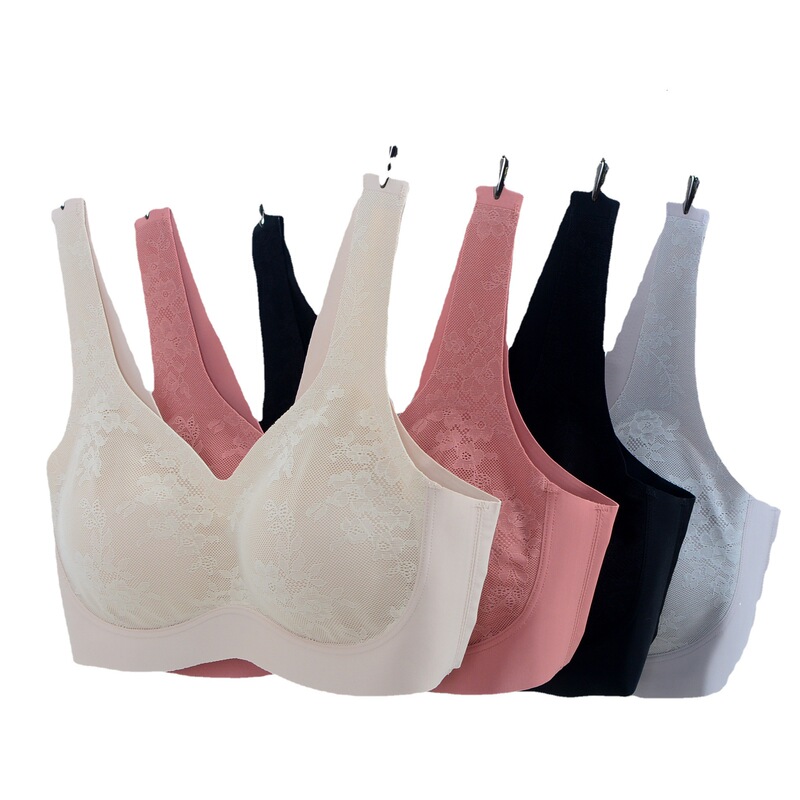 Peace of mind wireless bra seamless Japanese underwear Sleep yoga sports bra push up sexy lace