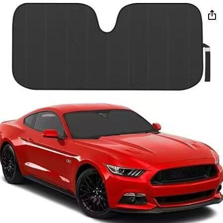 Cross-Border 3D Digital Printing Car Front Sun Visor Sun Protection Cover Aluminum Film Single Layer Bubble Car Cartoon Sun Visor