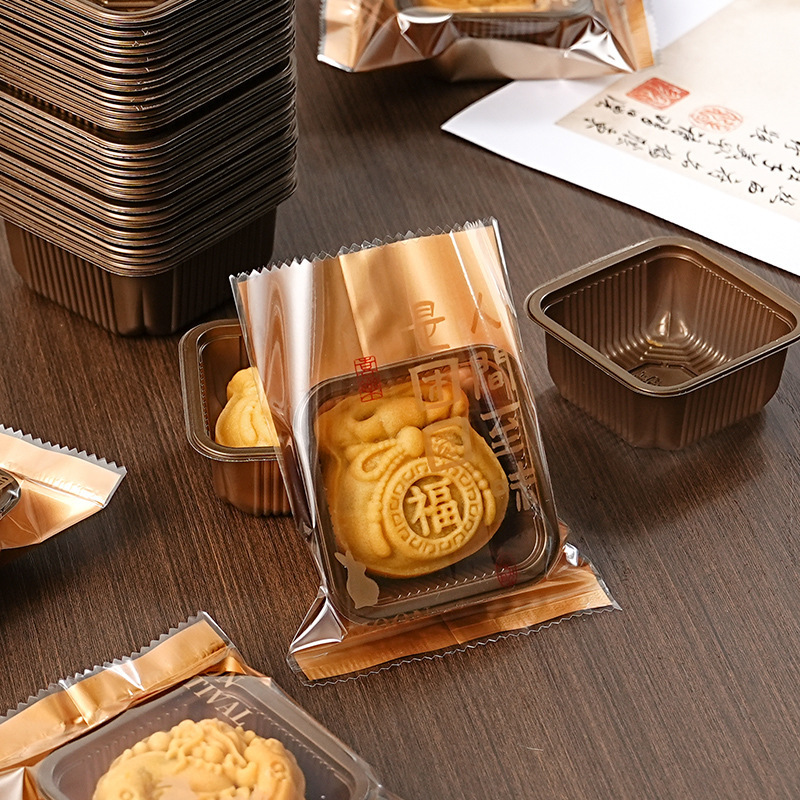月饼机封袋新款带底托加厚食品级蛋黄酥打包透明包装袋子家用烘焙|undefined