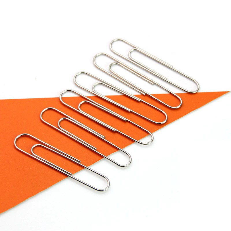 Colored plastic-coated paper clips, nickel-plated paper clips, student test paper clips, information bookmarks, creative needle types, mixed colors