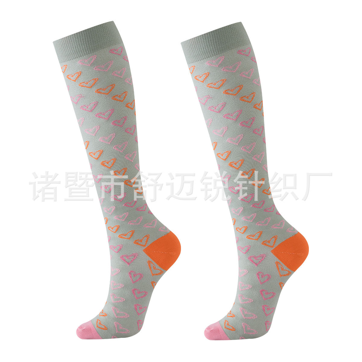 Electrocardiograma estilo doctor compression socks calcetines de compresión nueva fábrica de calcetines de compresión