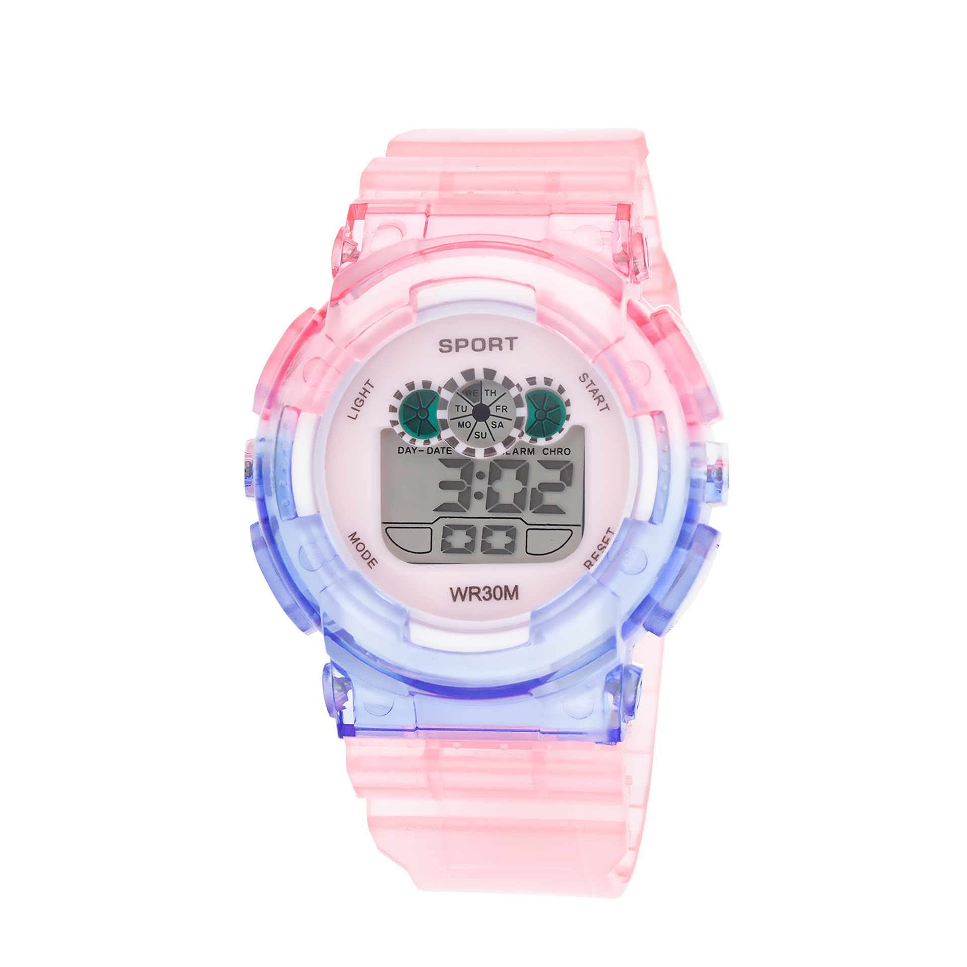 Reloj para niños colorido reloj para niños reloj electrónico para estudiantes estilo universitario reloj electrónico impermeable luminoso multifuncional