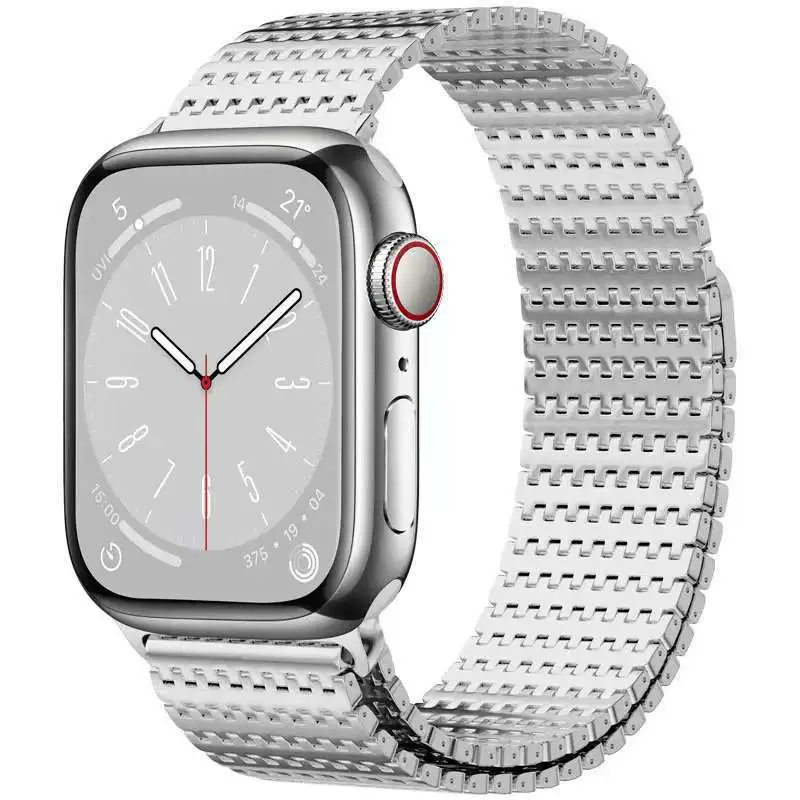 Магнитная петля из нержавеющей стали для часов strap suitable for Apple watch iWatch10/9SE8765Ultra2 watch strap