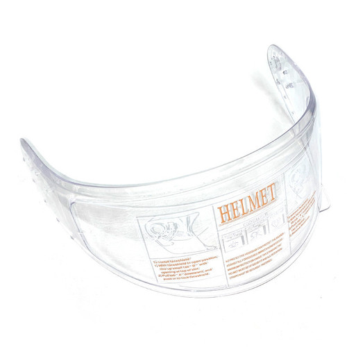 Full-face shield lenses, large lenses, black, colored, transparent, anti-fog lenses