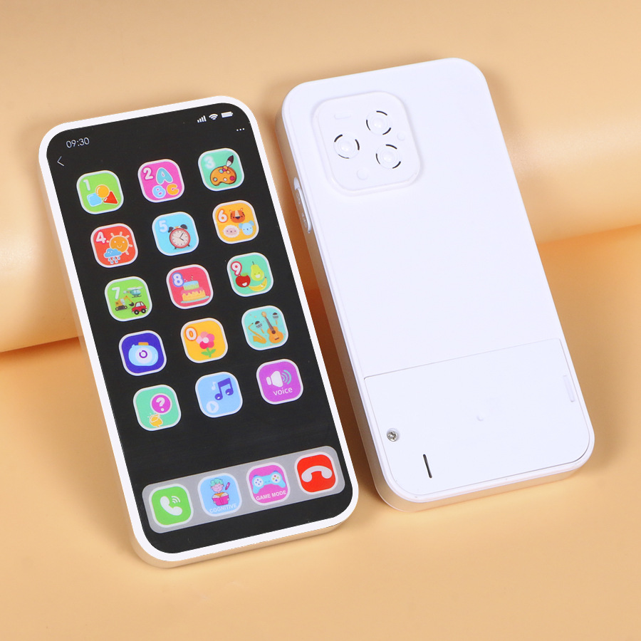 Simulación transfronteriza niños teléfono móvil juguete multi-función educativa educación temprana máquina música historia juego de luz aprendizaje máquina