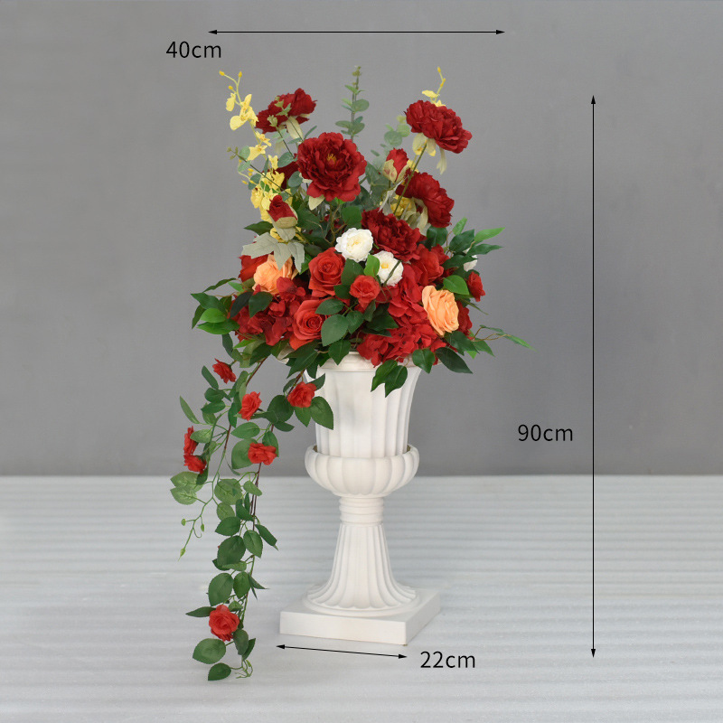 레드 로마 화분 화초 재배