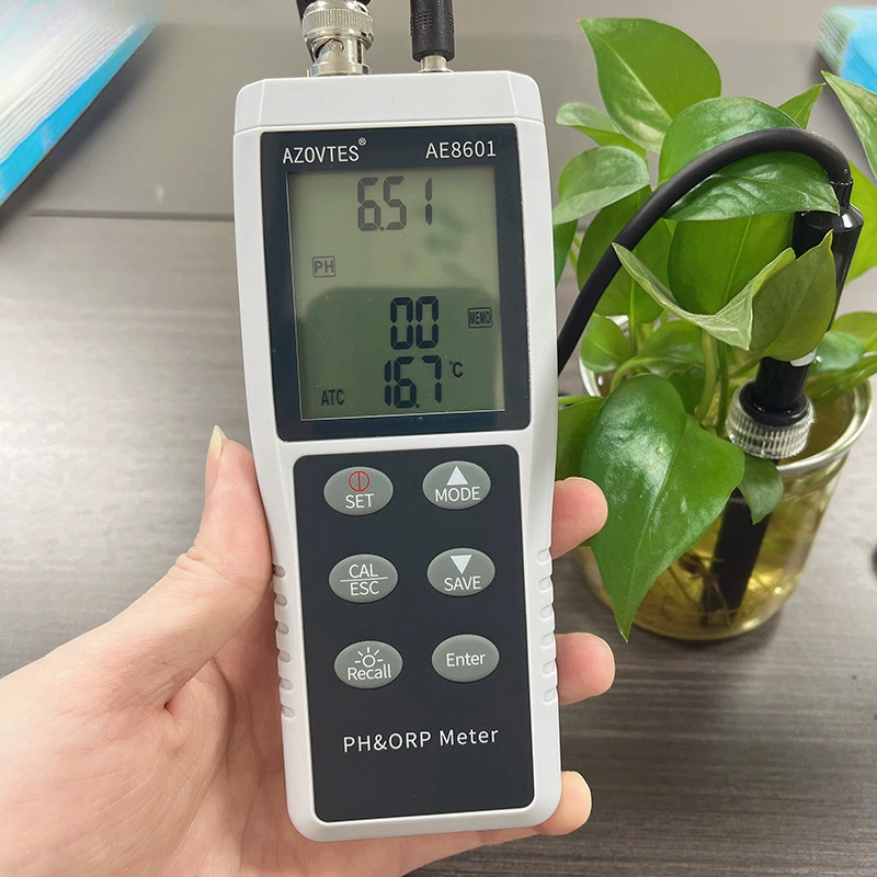 Тестер значения PH Портативный pH-метр Лабораторный pH-тест Детектор качества воды Измеритель кислотности пищевых продуктов