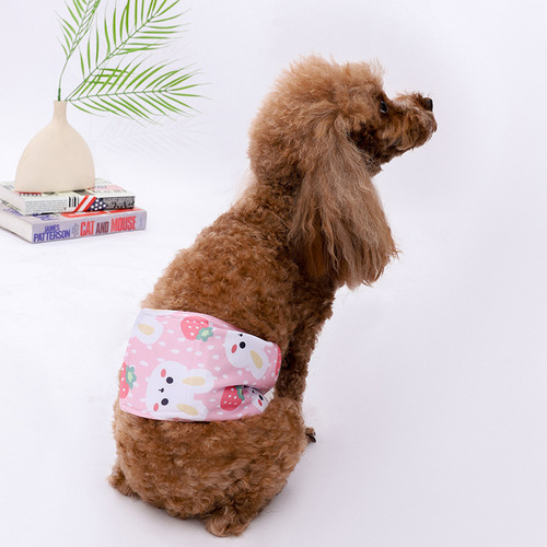 Cross-border new product male dog menstrual pants changeable diaper dog anti-harassment polite belt small dog pet supplies factory