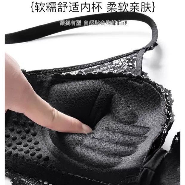 Ventas directas de fábrica comercio electrónico transfronterizo Sudeste de Asia Vietnam Tailandia damas burbujas encaje pecho pequeño recogido sujetador Tovin