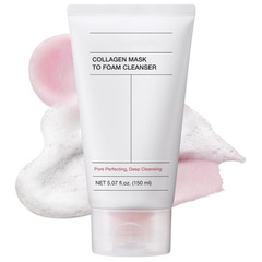 跨境爆品胶原蛋白面膜泡沫洁面乳Collagen Mask Foaming Cleanser