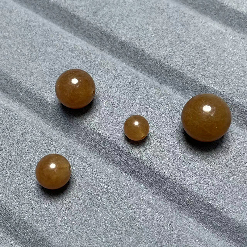 糖色玉髓半成品散珠diy手工水晶玉石编织配件材料批发|undefined