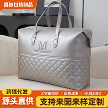 被子包装袋蚕丝被鹅绒被送礼手提袋婚庆喜被皮革收纳袋陪嫁红袋子