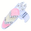 Fashionable set for nails for manicure, ring, metal accessory, wish, simple and elegant design